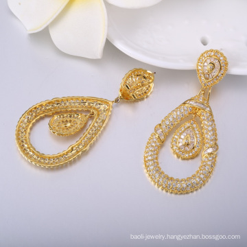 Cheap Price Gold Plated Earrings Hoop Earrings Dubai Style Jewelry Fashion